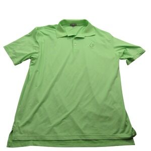 Peter Millar Summer Comfort Mens XL Green Polo Shirt Whisper Rock Golf